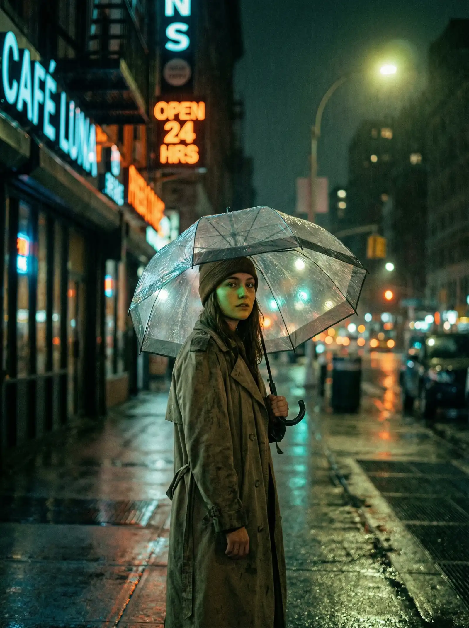 小泉彩作品 本周佳作 - 雨夜独行